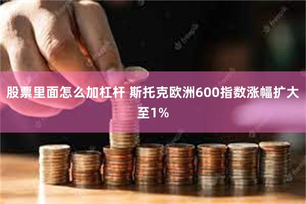 股票里面怎么加杠杆 斯托克欧洲600指数涨幅扩大至1%