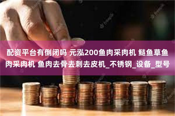 配资平台有倒闭吗 元泓200鱼肉采肉机 鲢鱼草鱼肉采肉机 鱼肉去骨去刺去皮机_不锈钢_设备_型号