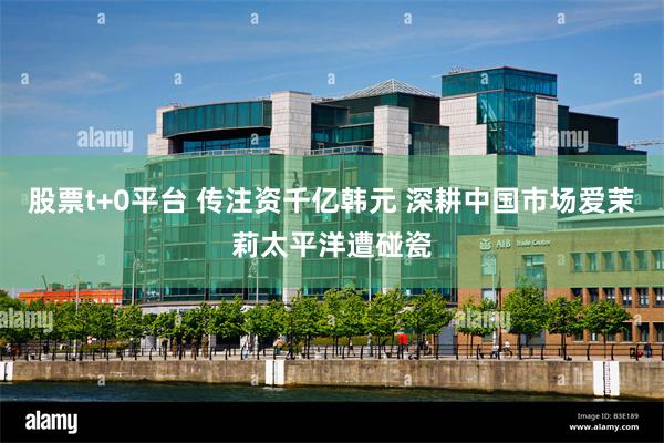 股票t+0平台 传注资千亿韩元 深耕中国市场爱茉莉太平洋遭碰瓷
