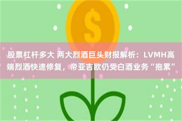 股票杠杆多大 两大烈酒巨头财报解析：LVMH高端烈酒快速修复，帝亚吉欧仍受白酒业务“拖累”